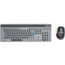 Hama WKM-750 Wireless Keyboard and Mouse Set - Black/Gray