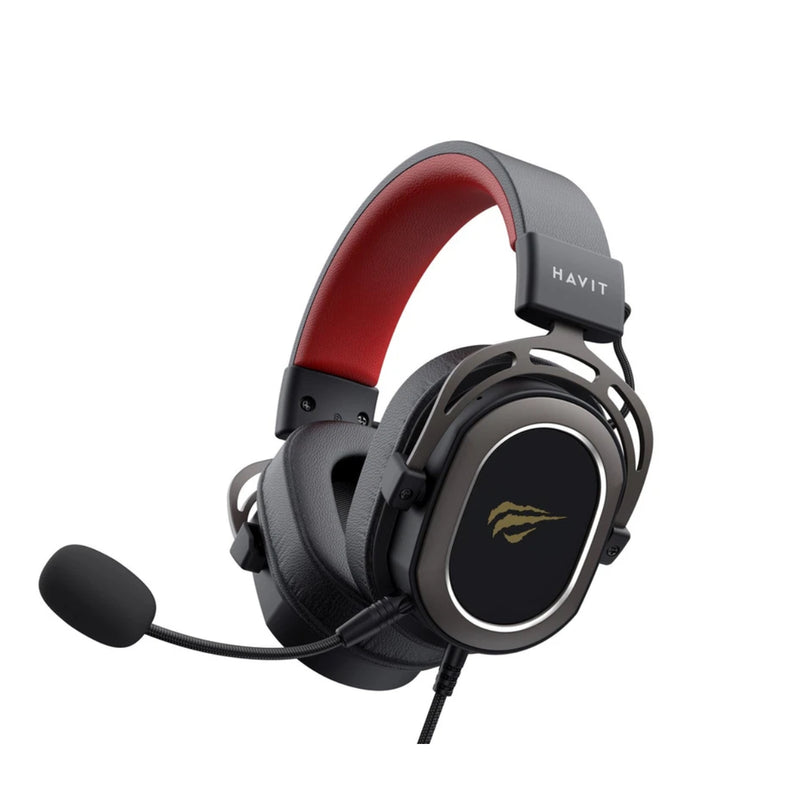 Havit H2008D Gaming Headset With Minijack Wired - Black/Red 2