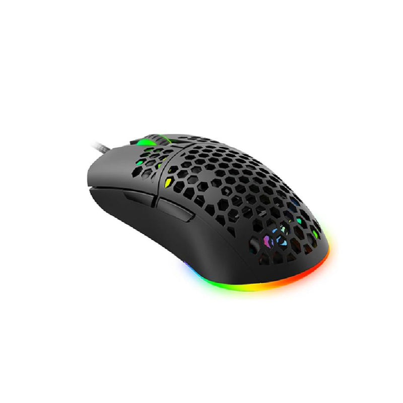 Havit MS1036 Wired Gaming Mouse RGB Gaming Mouse Ultra Lightweight Honeycomb Case Adjustable 7200 DPI 7 Programmable Buttons

