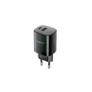 هافيت اتش في تي سي -UC303 شاحن سفر 30 وات جان  - أسود