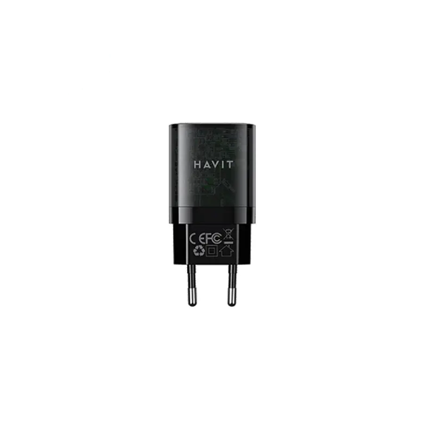 Havit Travel Charger 30w Gan -HVTC -UC303 - Black