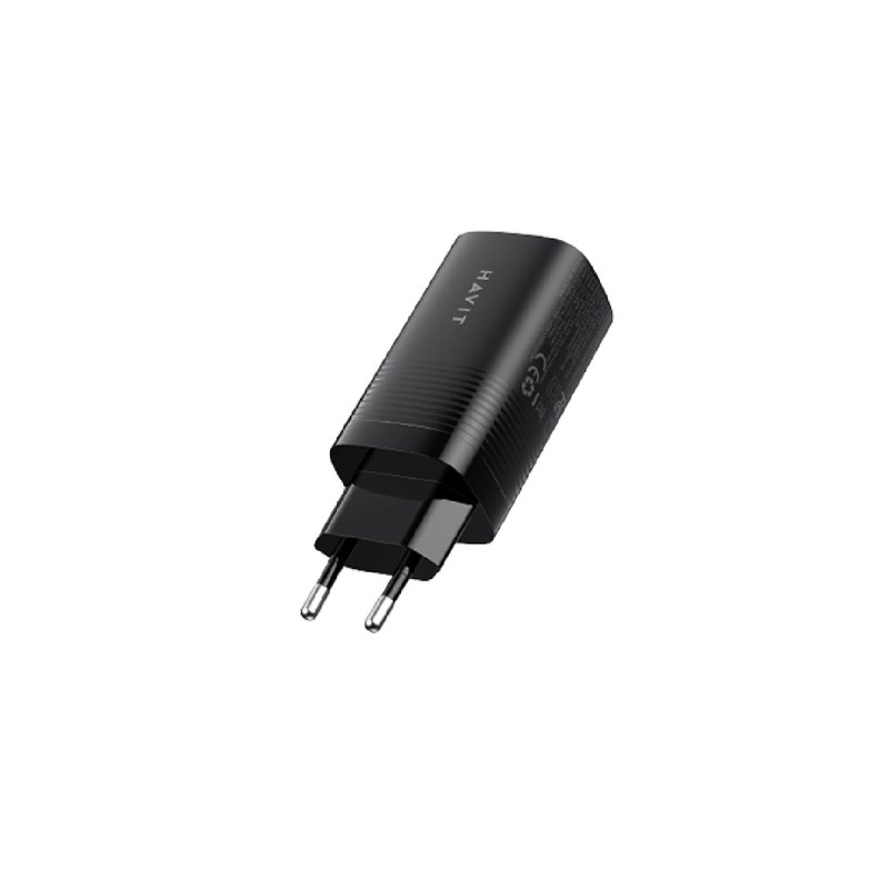 Havit Travel Charger Gan 67w Three-Port - HVTC-UC20 - Black