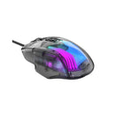 Havit Wired gaming mouse USB 7200 DPI RGB HV-MS1011SE - Transparent black
