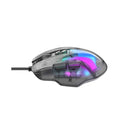 Havit Wired gaming mouse USB 7200 DPI RGB HV-MS1011SE - Transparent black
