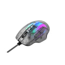 Havit Wired gaming mouse USB 7200 DPI RGB HV-MS1011SE - Transparent black
