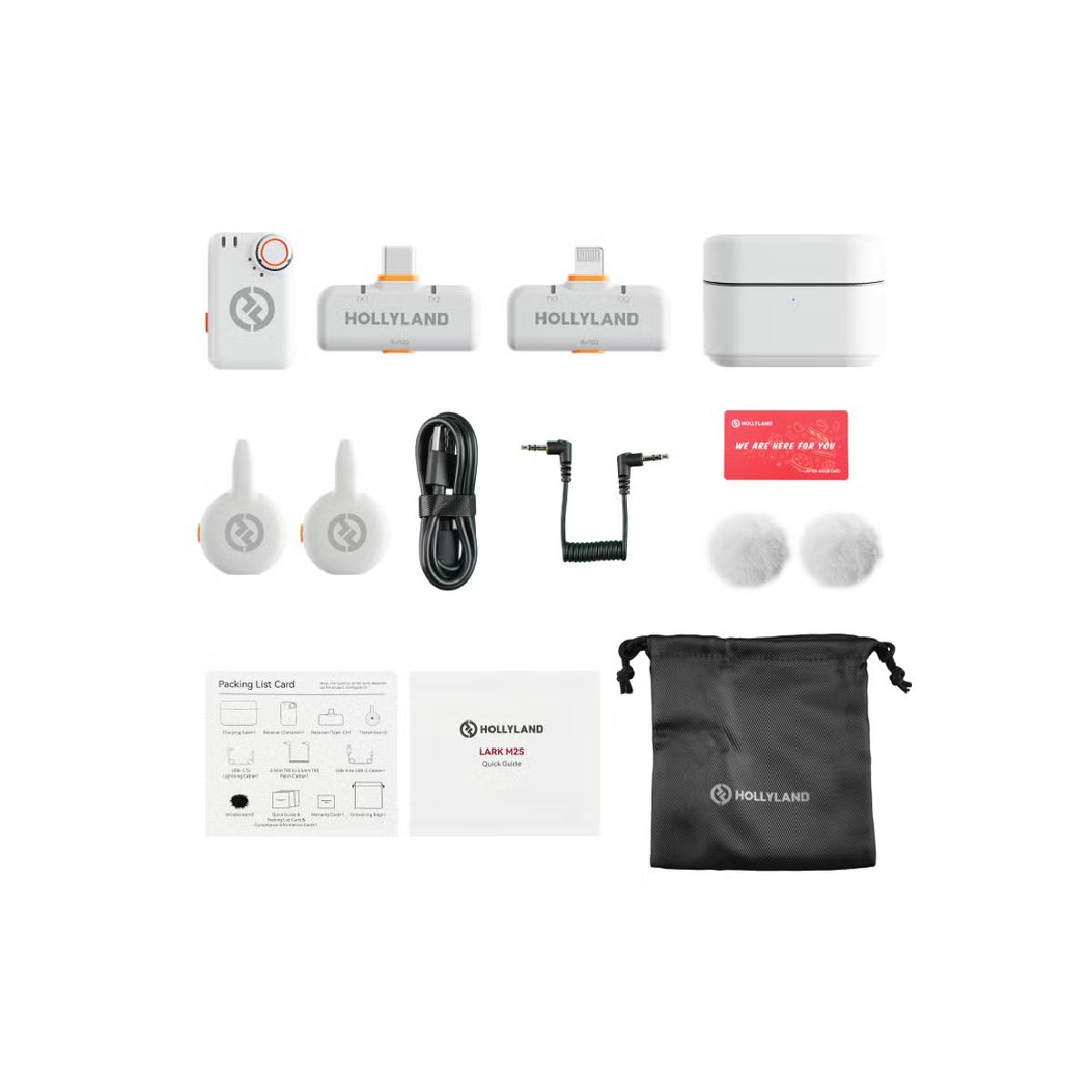 HollyLand Lark M2S Wireless Lavalier Ultimate Combo