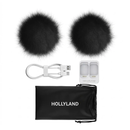 هوليلاند LARK A1 Mini Duo ميكروفون لاسلكي (لايتنينج) - أسود