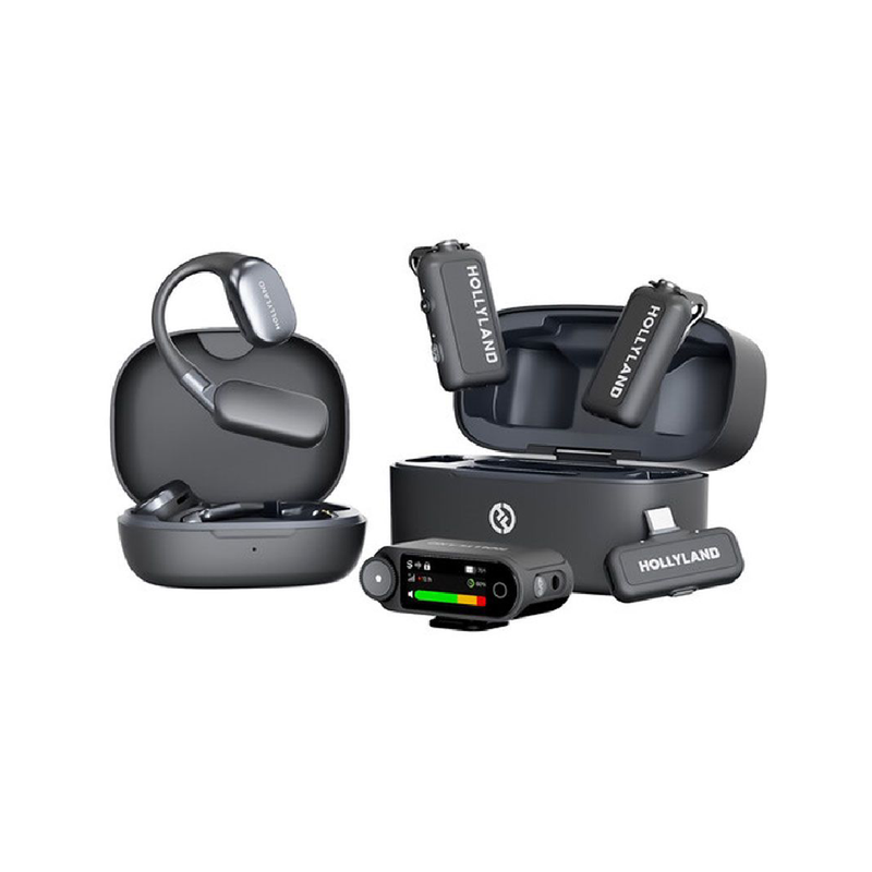 Hollyland LARK MAX 2 Wireless Lavalier Microphone System Ultimate Combo - Black