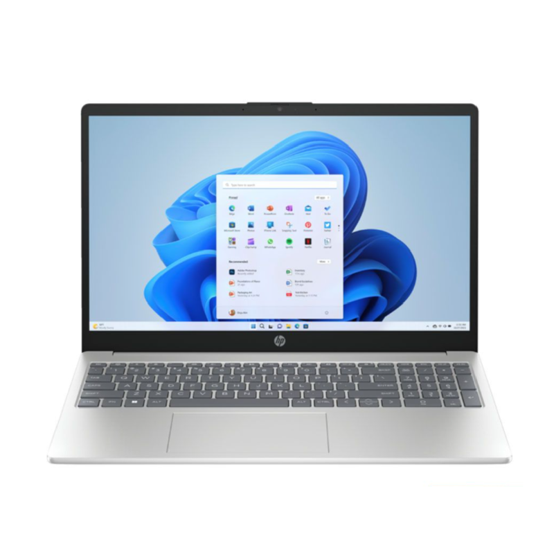 إتش بي 15-fd0069ne A12PSEA لاب توب، معالج إنتل كور i5-1334U، سعة 512 جيجابايت، ذاكرة وصول عشوائي (RAM) سعة 16 جيجابايت، معالج رسومات إنتل آيريس إكس إي، نظام التشغيل ويندوز 11 - فضي