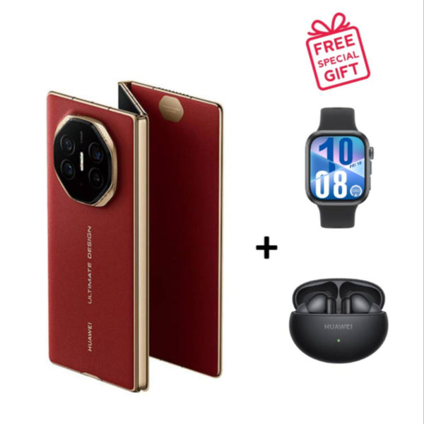 HUAWEI Mate XT ULTIMATE DESIGN - Dual SIM - 1TB ROM - 16GB RAM - Mobile Phone + Huawei Watch Fit 4 🎁 + Huawei Free Buds 6i 🎁