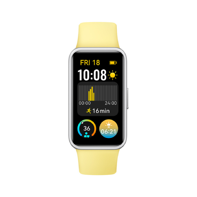 Huawei Band 9, Ultra-Thin Design And Comfortable Wearing, Scientific Sleep Analysis, Durable Battery Life yellow