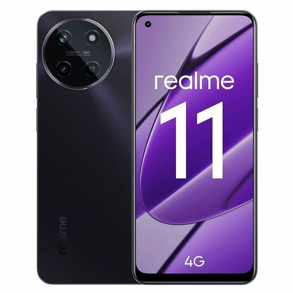 Realme 11 Dual SIM 4G, 8GB RAM, 256GB, AMOLED 90Hz, 64 MP CAM - Dark Glory