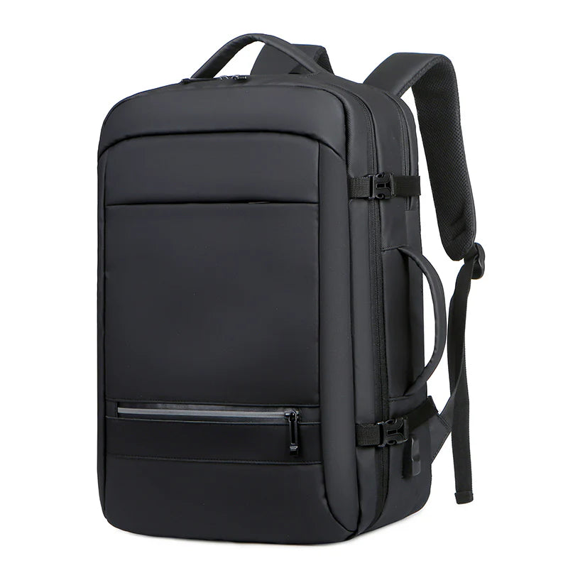 Rahala Laptop Backpack Anti-theft zippered back pocket Bag - 5302 - 15.6" inch - Black