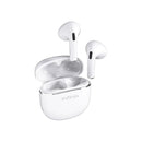 انفينكس بودز لايت سماعات صوت نقي، خاصية إلغاء الضوضاء النشطة، مقاومة للماء IPX4 - XE23 - أسود - أبيض 