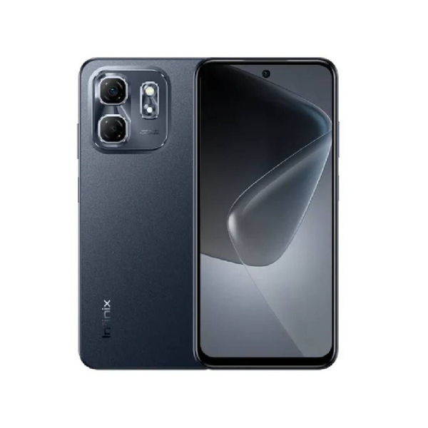 Infinix Hot 50i Dual SIM Mobile, 256GB Internal Memory, 4+4GB RAM, 4G LTE - X6531 - Sleek Black