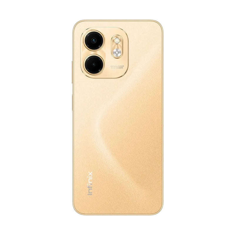 Infinix Smart 9 Dual SIM Mobile, 64GB Memory, 3+3GB RAM, 4G LTE - X6532 - Sandstone Gold
