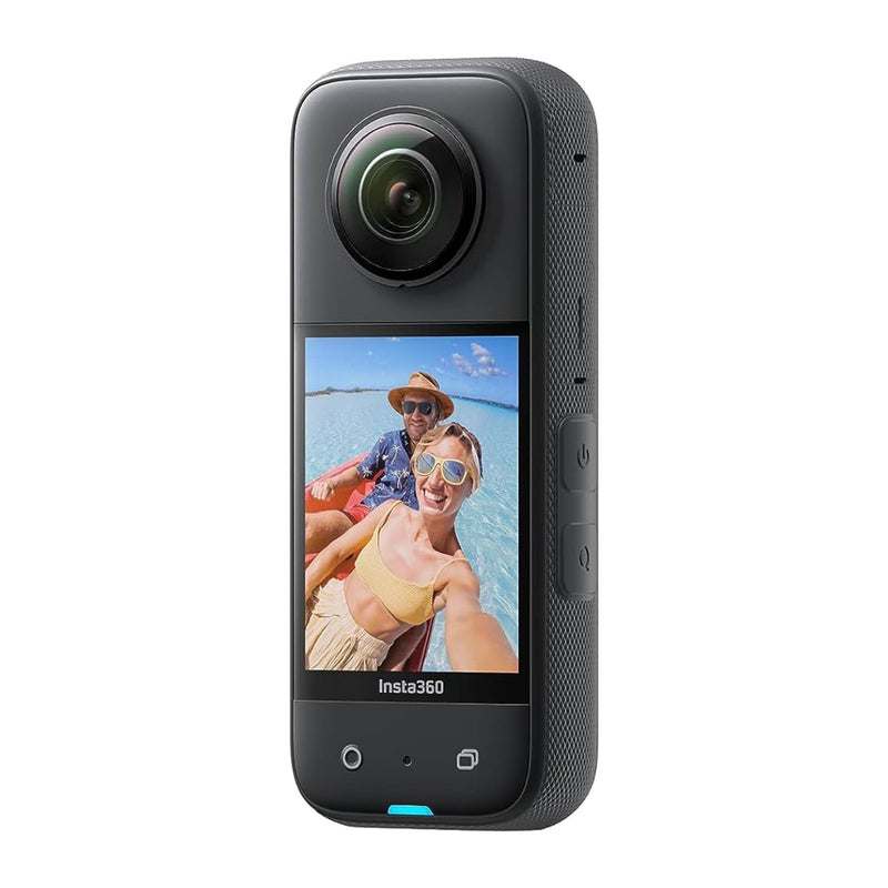 Insta360 X3 360° Waterproof Action Camera – 5.7K Video, FlowState Stabilization, Touchscreen – Black