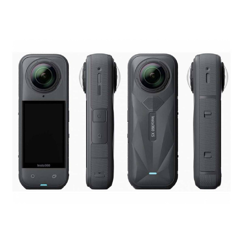 مجموعة Insta360 X5 القياسية - كاميرا أكشن 8K بزاوية 360 درجة - أسود