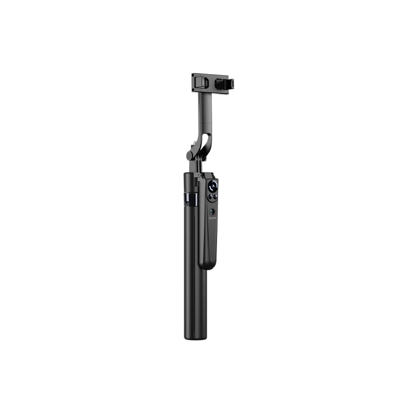 Telesin Intelligent Auto Tracking Tripod Compatible With Mobiles & Camera - Black