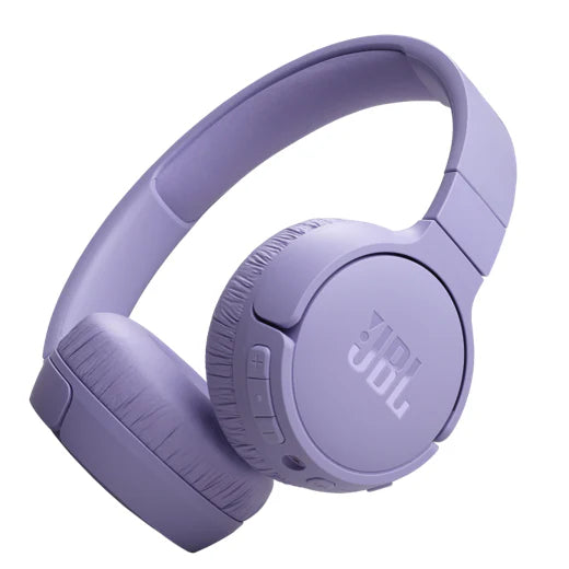 JBL Tune 670NC Wireless On-Ear Headphones With True Adaptive Noise Cancelling - purple