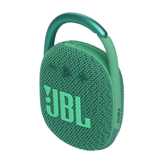 JBL Clip 4 Waterproof Bluetooth Speaker, Up To 10hrs Playing Time - Eco Green