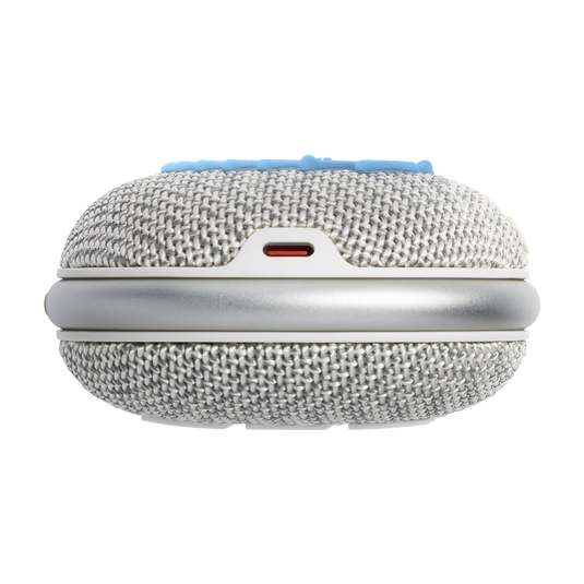 JBL Clip 4 Waterproof Bluetooth Speaker, Up To 10hrs Playing Time - Eco White