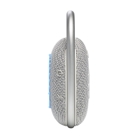 JBL Clip 4 Waterproof Bluetooth Speaker, Up To 10hrs Playing Time - Eco White