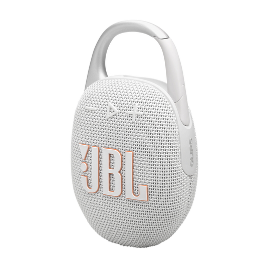 JBL Clip 5 water-proof bluetooth speaker - White