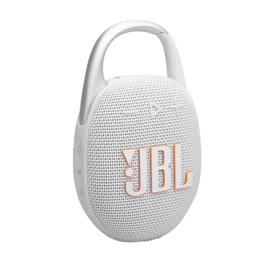 JBL Clip 5 water-proof bluetooth speaker - White