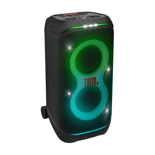 JBL Partybox Stage 320 Portable Party Speaker with Wheels - Black