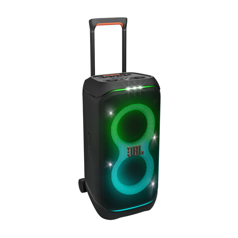 JBL Partybox Stage 320 Portable Party Speaker with Wheels - Black
