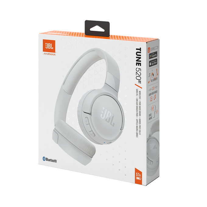 JBL Tune 520BT Wireless on-ear headphones - White