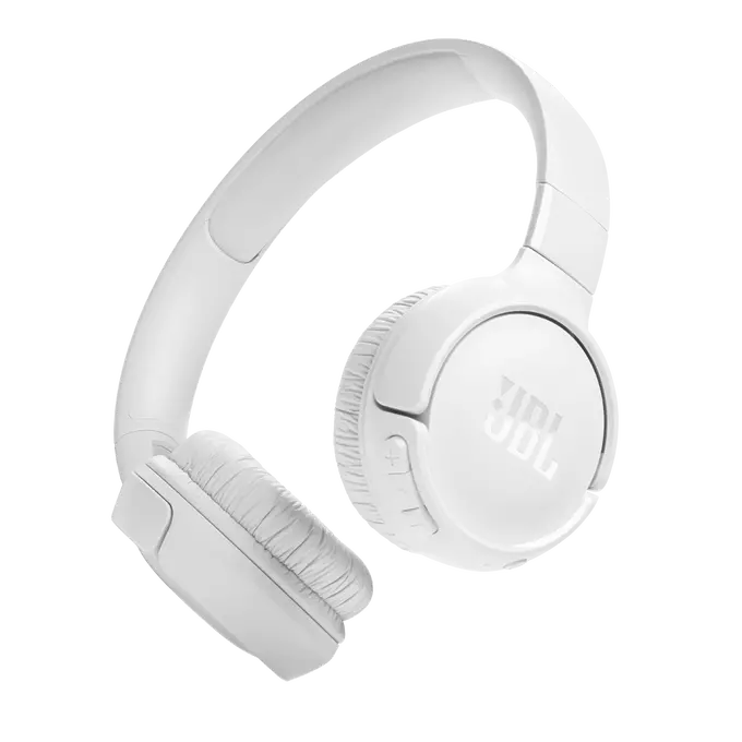 سماعات JBL Tune 520BT اللاسلكية فوق الأذن، صوت جهير نقي، بطارية تدوم حتى 57 ساعة مع شحن سريع، مكالمات بدون استخدام اليدين، خاصية التعرف على الصوت، اتصال متعدد النقاط