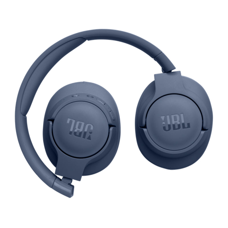 JBL Tune 720BT Wireless Over Ear Headphones with Mic, Pure Bass Sound, Up to 76 Hrs Playtime - Blue