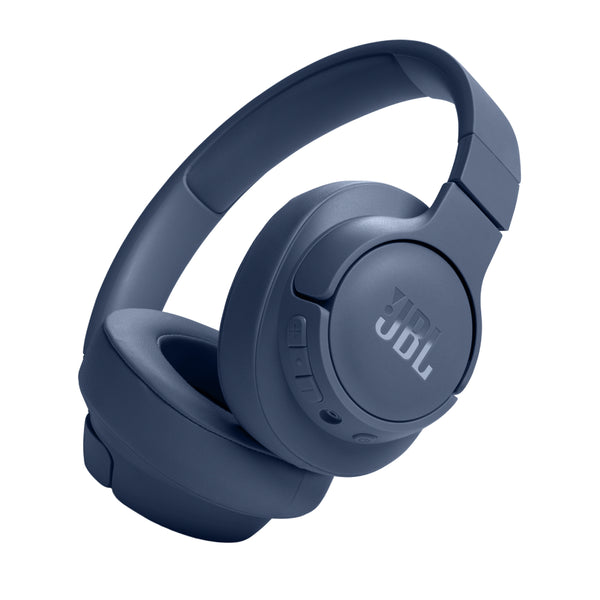 JBL Tune 720BT Wireless Over Ear Headphones with Mic, Pure Bass Sound, Up to 76 Hrs Playtime - Blue