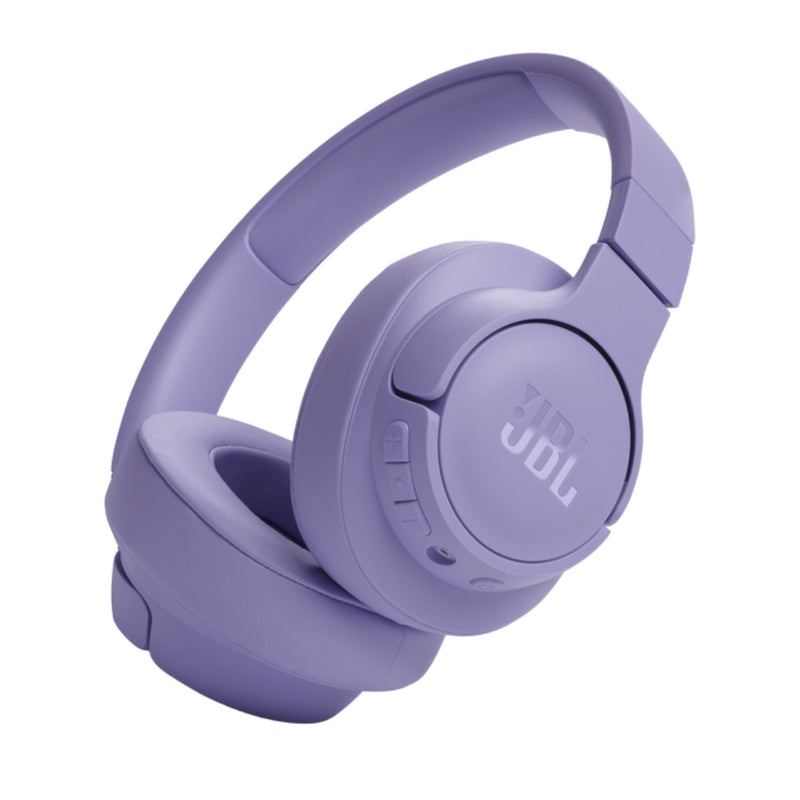 JBL Tune 720BT Wireless Over Ear Headphones with Mic, Pure Bass Sound, Up to 76 Hrs Playtime - Purple