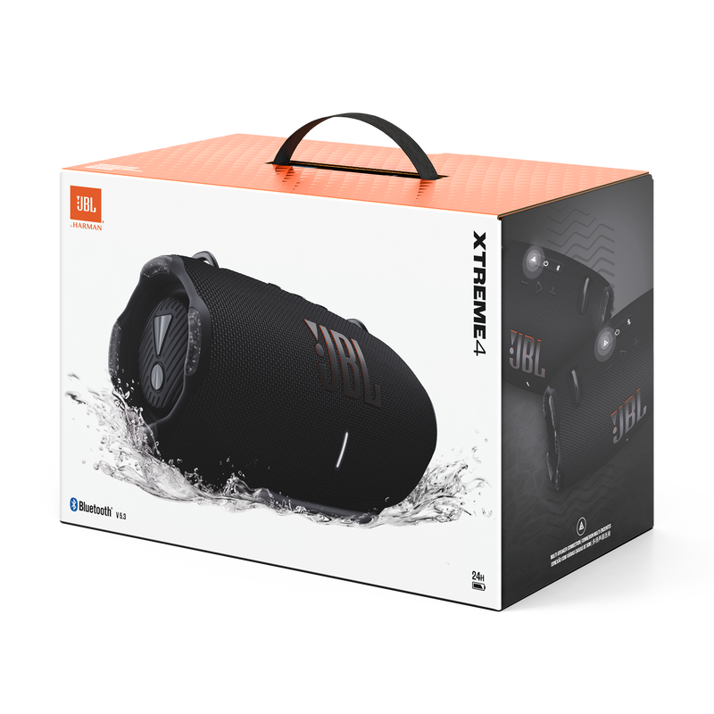 JBL XTREME 4 - Portable Bluetooth Speaker, Powerful Sound and Deep Bass, IP67 Waterproof, 24 Hours of Playtime, Powerbank - Black