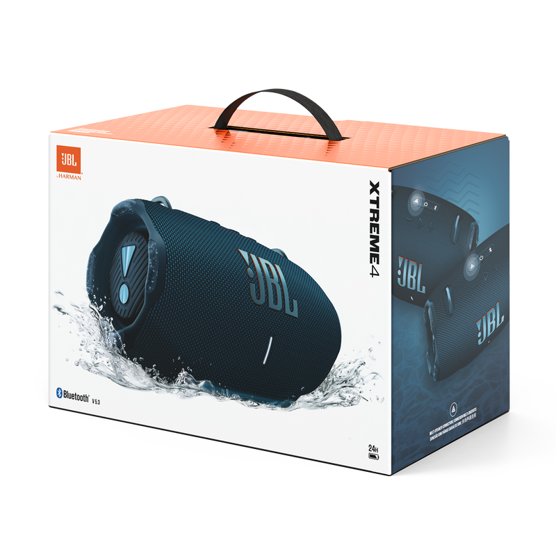 JBL XTREME 4 - Portable Bluetooth Speaker, Powerful Sound and Deep Bass, IP67 Waterproof, 24 Hours of Playtime, Powerbank - Blue