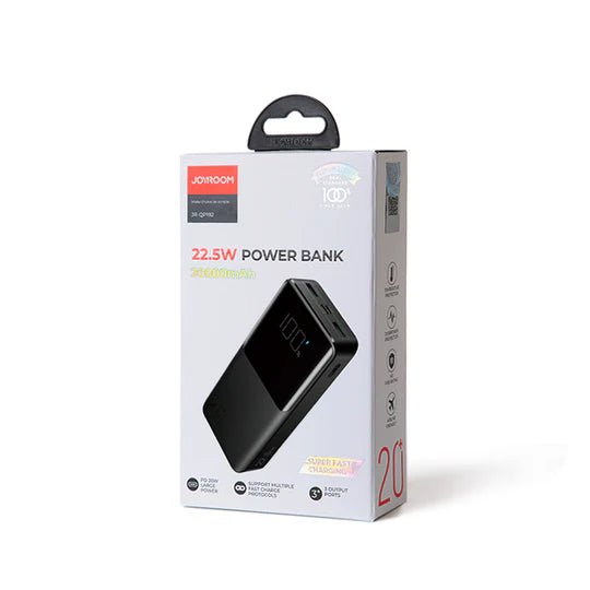 Joyroom Power Bank 2x USB + Type-C + Micro 22.5W Fast Charging 20000mAh - JR-QP192 - Black