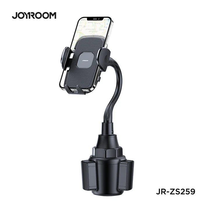 Joyroom Universal Car Phone Holder for Windshield and Dashboard - JR-ZS259 - Black