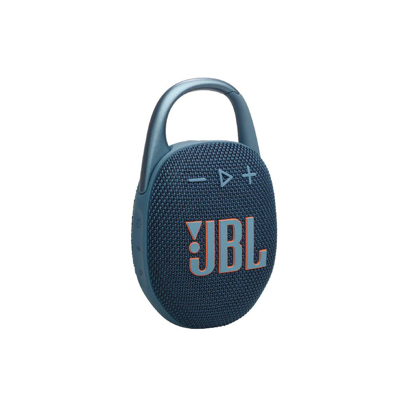مكبر صوت Jbl Clip 5 محمول بتقنية البلوتوث ومقاوم للماء، صغير الحجم للغاية، مع وقت تشغيل يصل إلى 12 ساعة، بتصميم مشبك.
