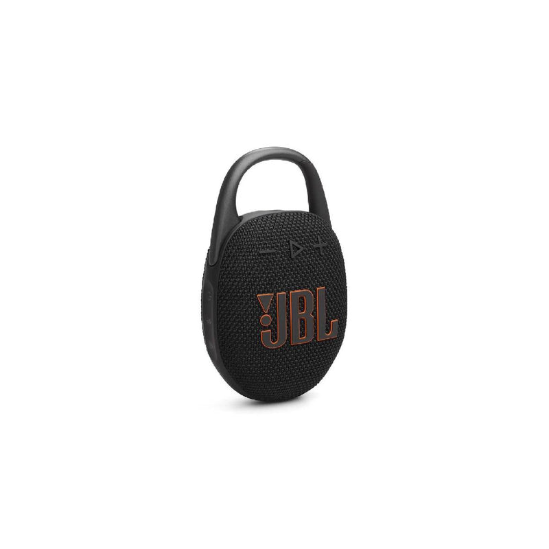 مكبر صوت Jbl Clip 5 محمول بتقنية البلوتوث ومقاوم للماء، صغير الحجم للغاية، مع وقت تشغيل يصل إلى 12 ساعة، بتصميم مشبك.