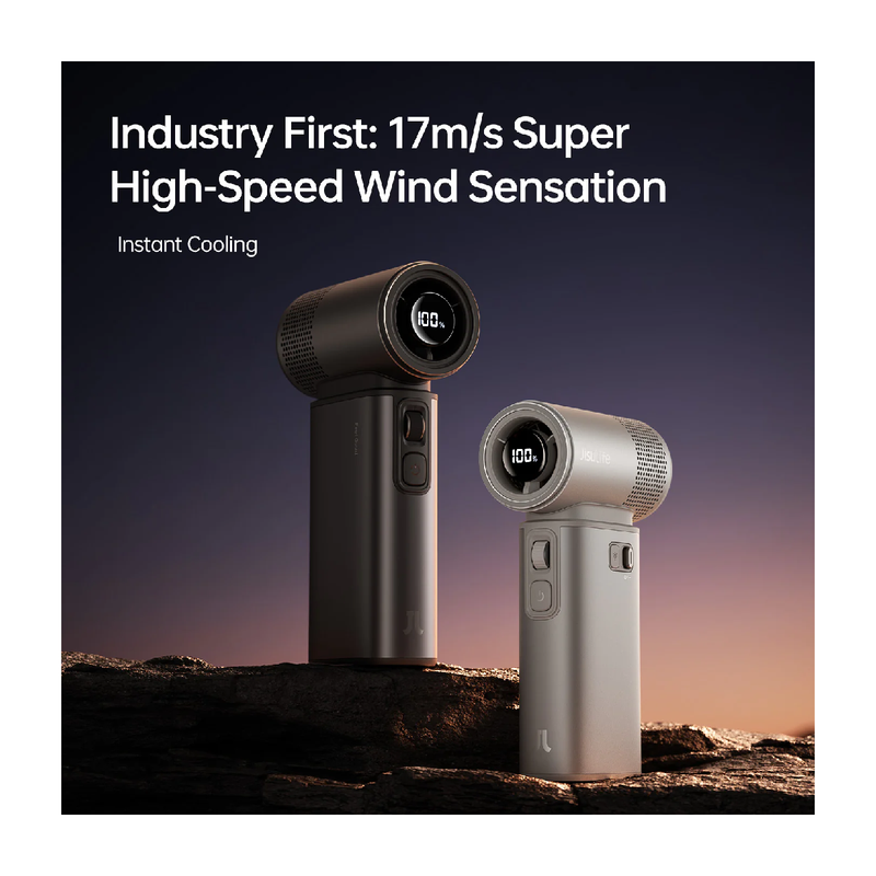JisuLife Handheld Fan Ultra2, 9000mAh - Black