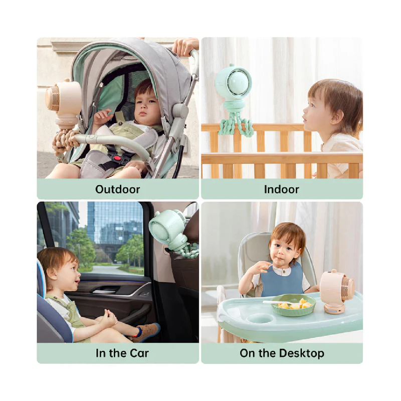 JisuLife Stroller Fan Life2, 4000mAh