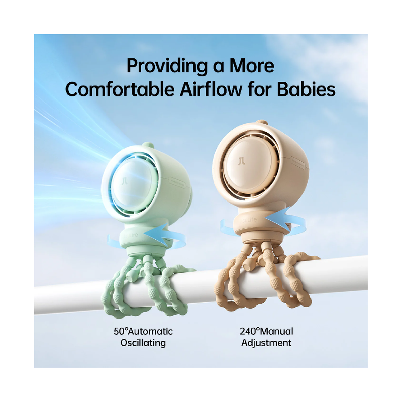 JisuLife Stroller Fan Life2, 4000mAh