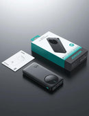 Joyroom 2.4A LED Power Bank with 3 Ports, 22.5W﻿, Output 2USB + Type-C 10000mAh - Black