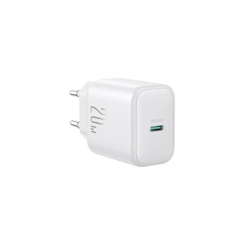 Joyroom 20w Fast Charger - Supports PD&QC 3.0 Protocols - Superfast Charging Speed - White