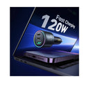 Joyroom 3-Port Car CHarger Holder 120w - Black