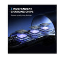 Joyroom 3-Port Car CHarger Holder 120w - Black