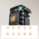 جوي روم جان شاحن 65 واط مع كابل مدمج قابل للسحب - أسود